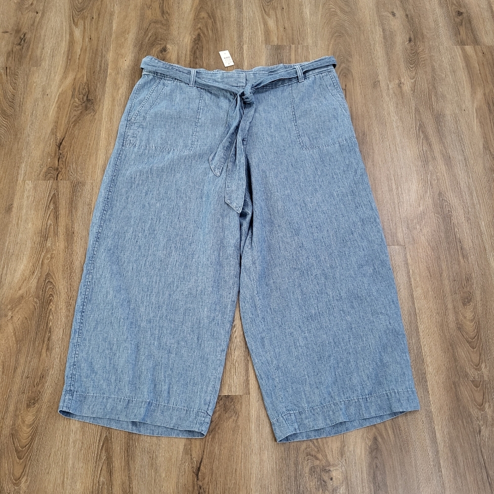 Talbots Light Blue Capris